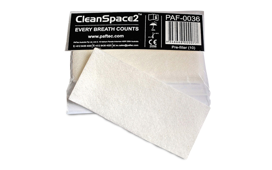 Grovfilter Til Cleanspace, 10 Stk. Forfilter, Som Monteres Foran P3 Hepa-Filter, PAF-0036
