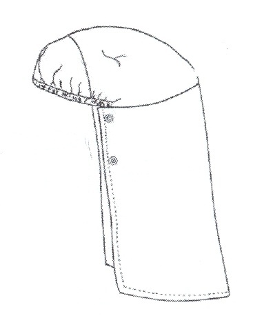 North A160219 Beskyttelseshætte, grøn PU flex