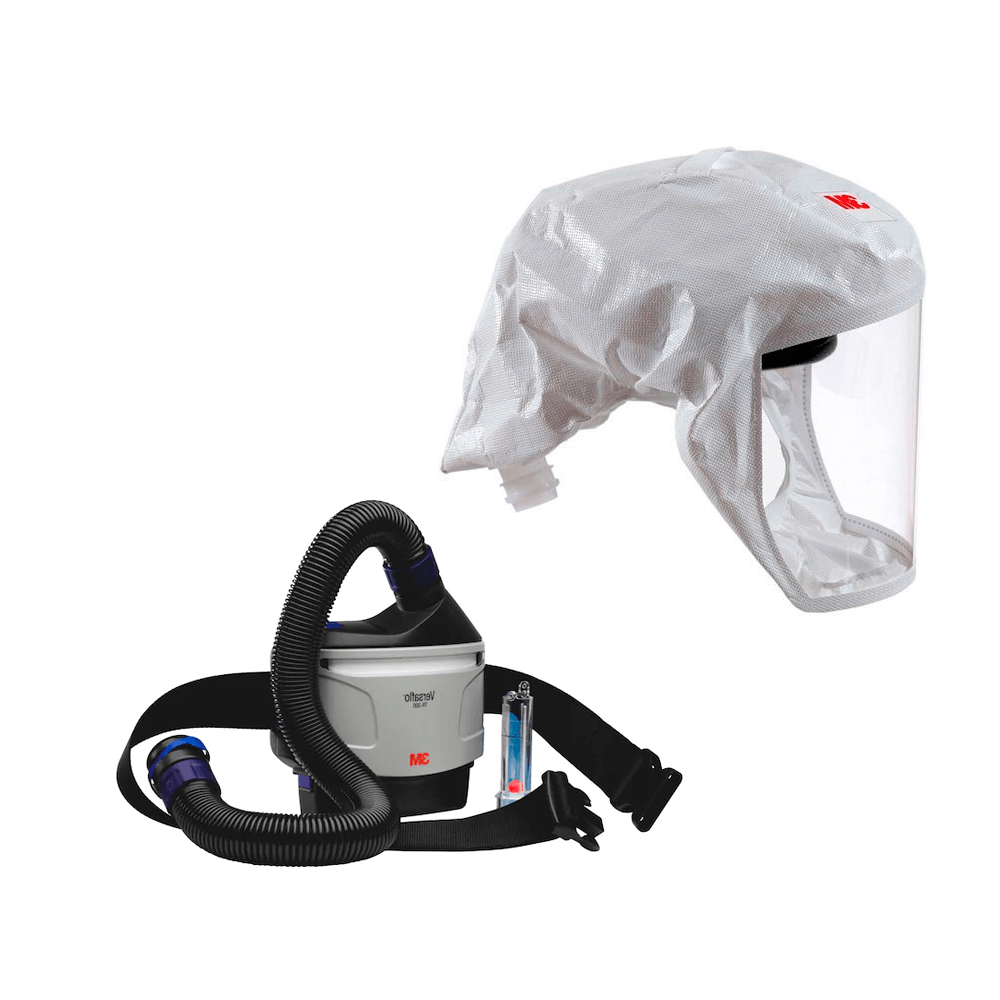 Versaflo Turbo startkit og lufthætte S-133L og TR-315E, large hætte