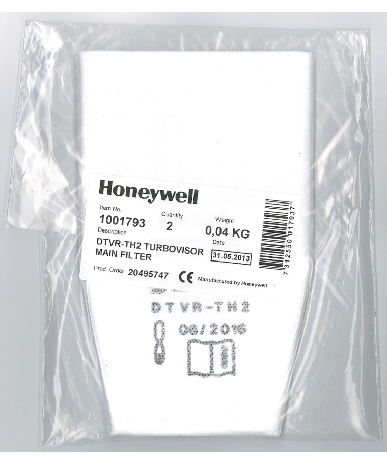 1001793 Honeywell DTVR-TH2 Støvfilter Partikelfilter til Turbovisor P3, til Willson Turbovisor DTMV-1202 og DTMV-1002.