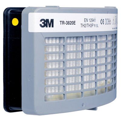 3M Versaflo Filter P3 HF og sure gasser under GV, TR-3820E Partikelfilter til 3M Versaflo TR-315E Turbo.