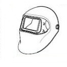 3M Speedglas Svejseskærm uden hovedbånd 100 (sort), uden svejsekassette, 751190 - Speedglas 100 svejsehjelm uden hovedbånd.