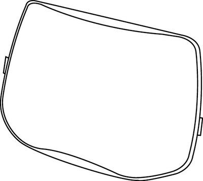 3M Speedglas Ydre beskyttelsesglas 9100, 52 60 00 - Standard ydre beskyttelsesglas, Spedglas 9100, pakke a 10 stk.