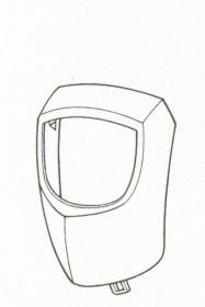 3M Speedglas Varmereflekterende front, 432000 - Ydre hjelmskal, sølvfarvet.