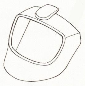 3M Speedglas Varmereflekterende front FlexView, 442000 - Ydre hjelmskal, sølvfarvet, FlexView.