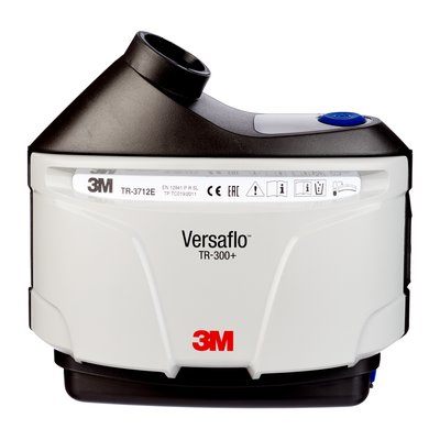 3M Versaflo TR-300+ turboenhed, TR-302E+ Turbo motorenhed inklusiv filterdæksel samt Air Flow indikator.