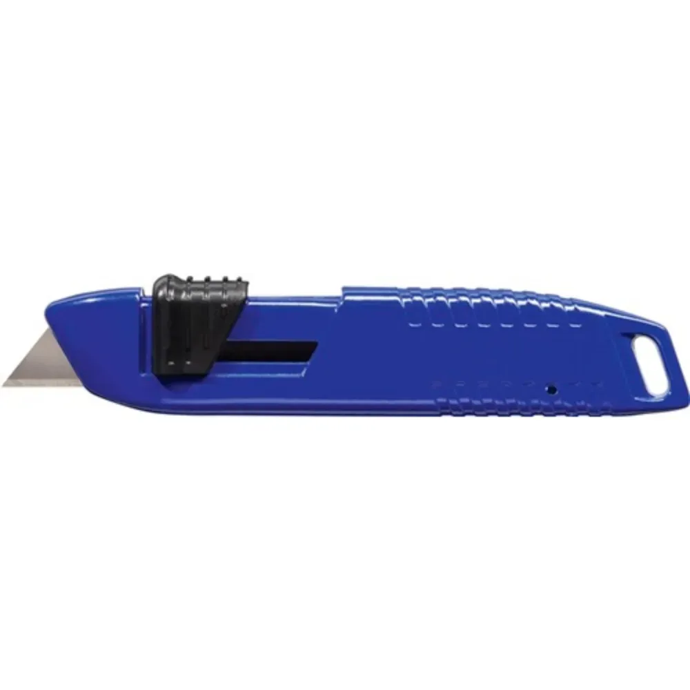 Safety hobby knife, with automatically retractable blade