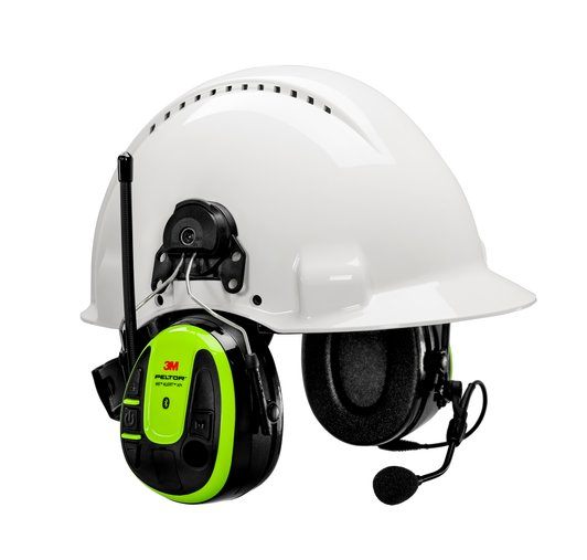 3M PELTOR WS ALERT XPI headset, 30 dB, Bluetooth MultiPoint-teknologi, hjelmmontering MRX21P3EWS6.