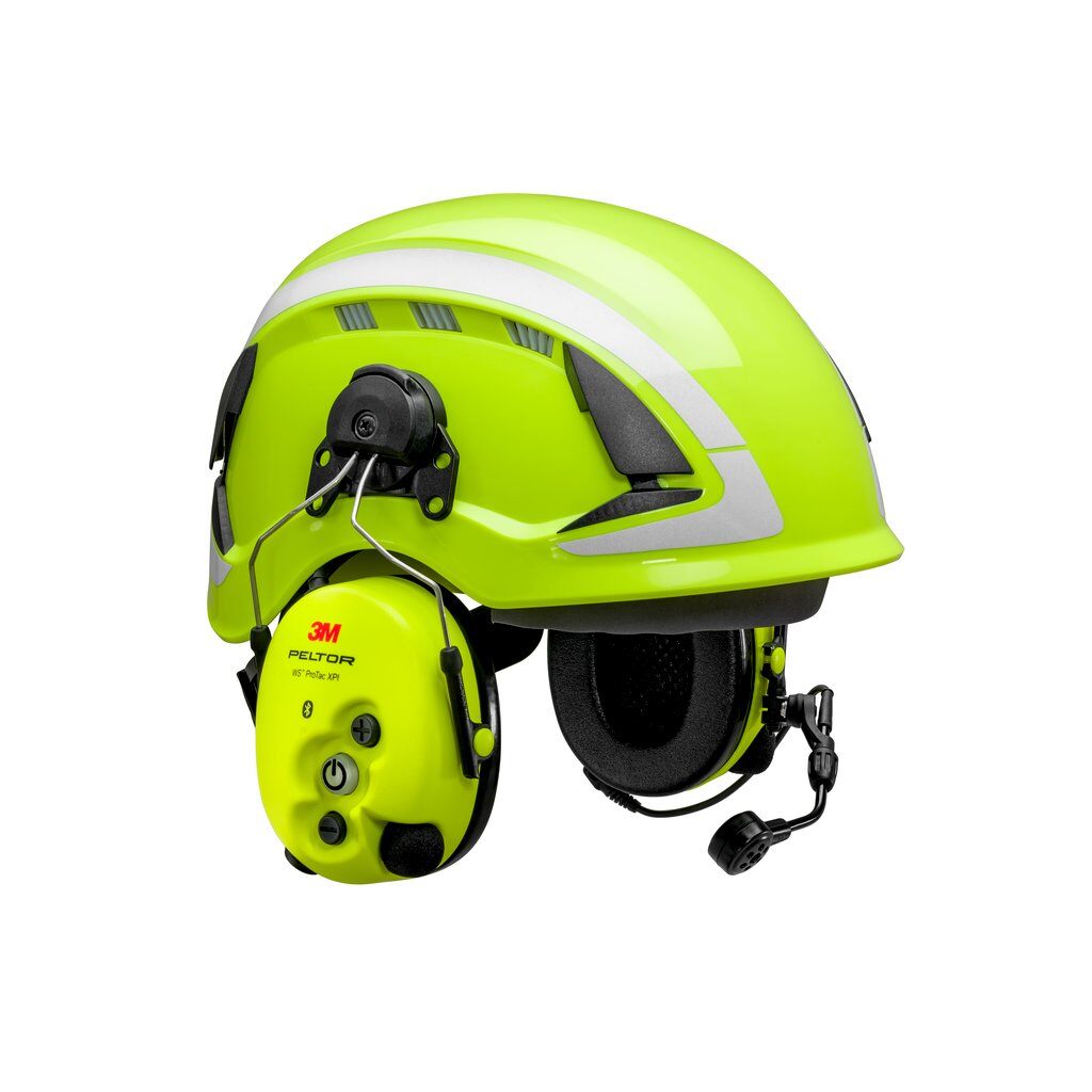 3M PELTOR WS ProTac XPI FLX2 niveauafhængigt Bluetooth® Headset, hjelmmontering, MT15H7P3EWS6-111.