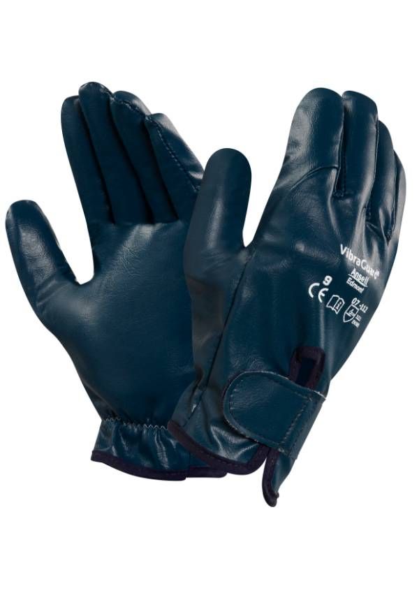 Ansell ActivArmr 07-112 Anti-vibrationshandske med velcroluk længde 225-240mm 11 - XXL