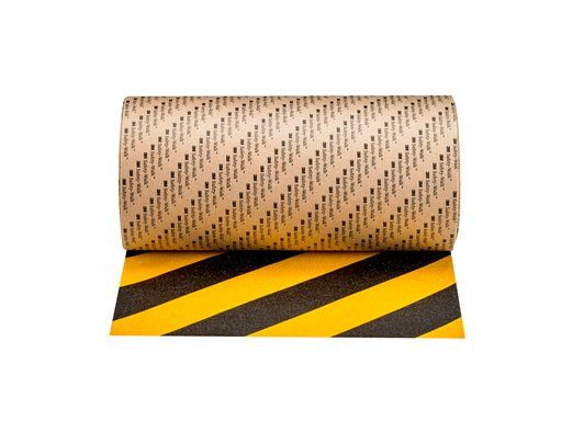 3M Safety-Walk 613 Skridsikringstape, medium, Sort/Gul, 610 mm x 18.3 m.