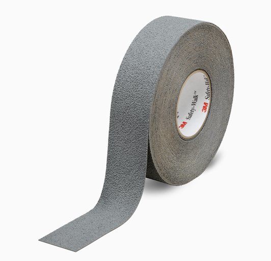 3M Safety-Walk Skridsikringstape, Slip Resistant Resilient blød type, medium, Grå, 25,4 mm x 18.3 m.