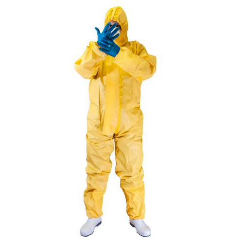 Coverall 2727 - Chemsplash Jet Spray 88 Type 3B/4B 5B/6B dragt EN 14126 mod virus og bakterier + EN1073-2 radioaktiv forurening XXLarge