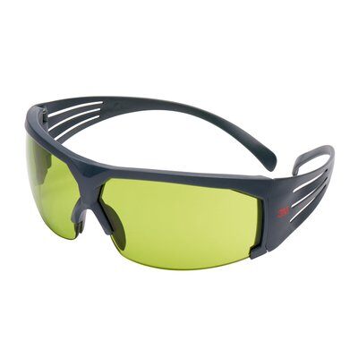 3M SecureFit beskyttelsesbriller, gråt/sort stel, anti-ridse, IR linse DIN 1,7, SF617AS-EU.