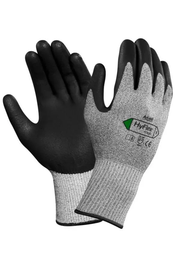 Ansell Hyflex 11-435 Snitbestandig / skærefast handske i vandbaseret polyurethan længde 270 mm 10 - XL