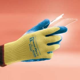 Ansell ActivArmr 80-600 Halvdyppet, snitbestandig, kevlar rågummi handske, slidstærk samt punkteringssikker, længde 245 mm til 265 mm 9 - L