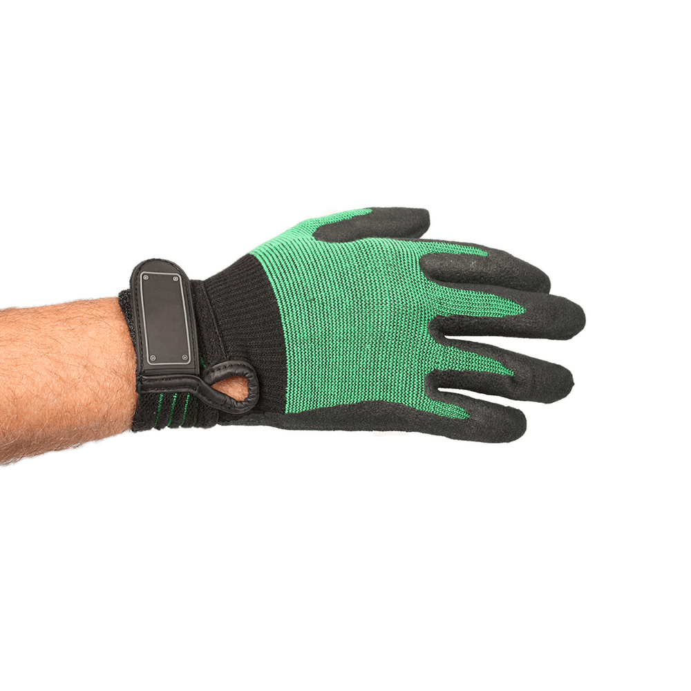 WG-5150 Wondergrip Tætsidende sømløs med dobbelt belægning Nitril i fingerspidser og håndfladen, Industrihandske med velcrolukning, der gør at den e