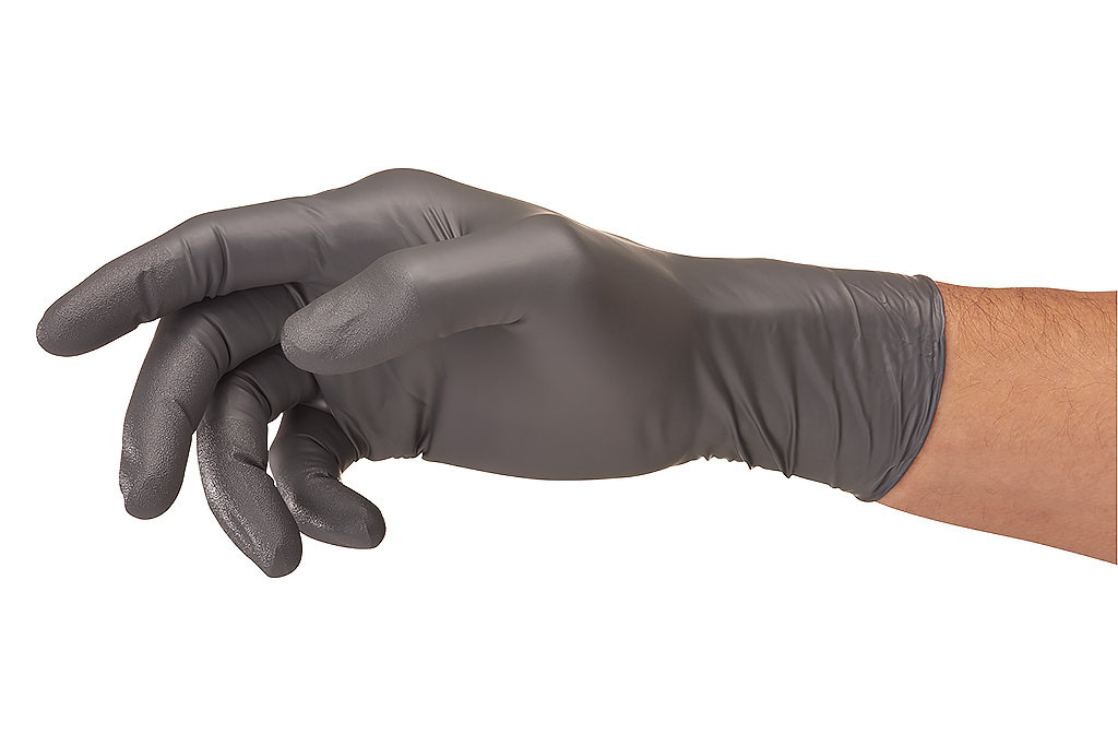 Ansell TouchNTuff 93-250 Pudderfri robust nitril engangshandske, længde 245 mm, tykkelse 0,13 mm, AQL 1,5 9.5-10 (XL)