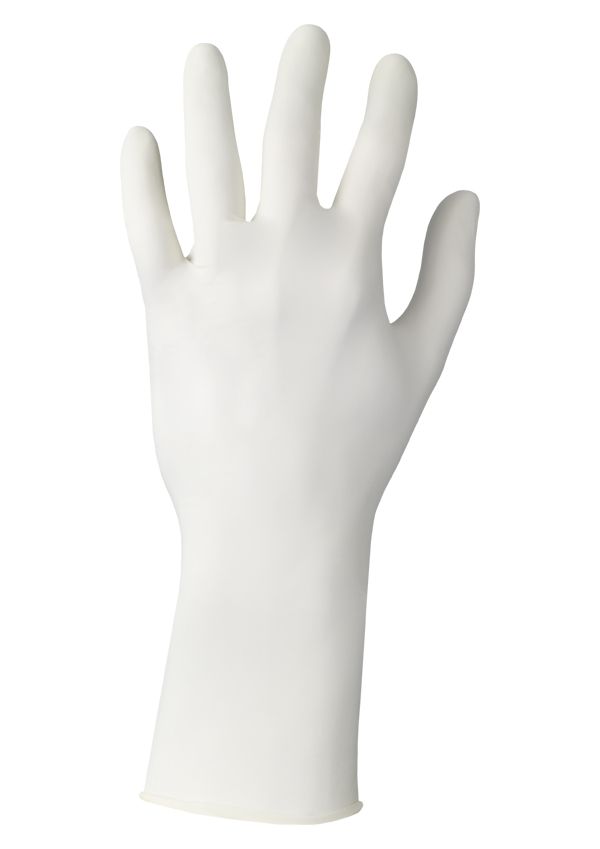 Ansell Nitrilite Silky Ultra Clean 93-401 Renrums Pakket, tynd engangshandske i nitril, ISO 4 / klasse 10, længde 305 mm tykkelse fra 0,11 til 0,13 mm