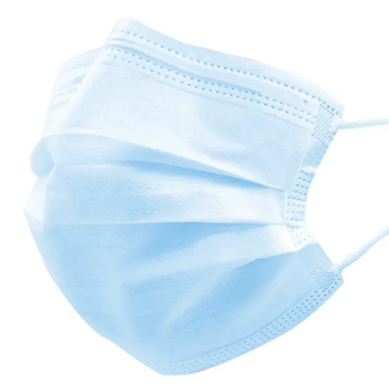 3 lags Fladfoldet Type IIR Mundbind med elastik fri for glasfiber formbar næseklemme latexfri Dosave CE.