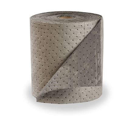 64 Liter 286 g/m2 smelteblæst grå Split Rulle absorbent, enkelt Laminering, 38cm x 46m (15 "x 150") 1 rulle
