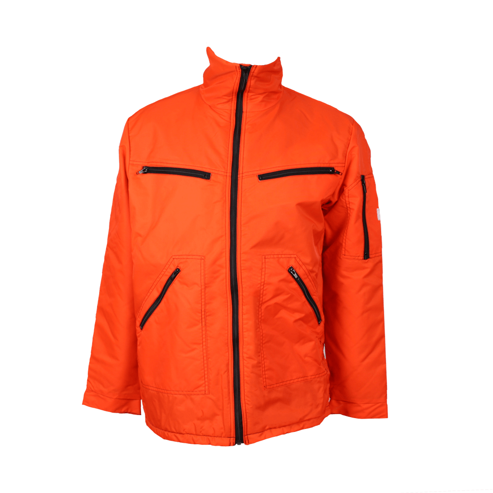 D-S Orange vejmands jakke Medium