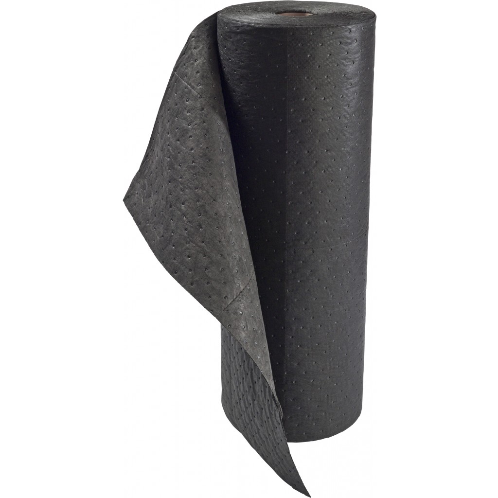 Absorberende underlag med polybelægning til gangarealer, rulle 91x4500 cm, universal absorberende