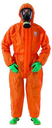 Microchem 5000 OR CVRL heavy kemikalie beskyttelsesdragt, Type 3/4/5/6, model 111 Antistatisk. EN ISO 6529 4X-Large