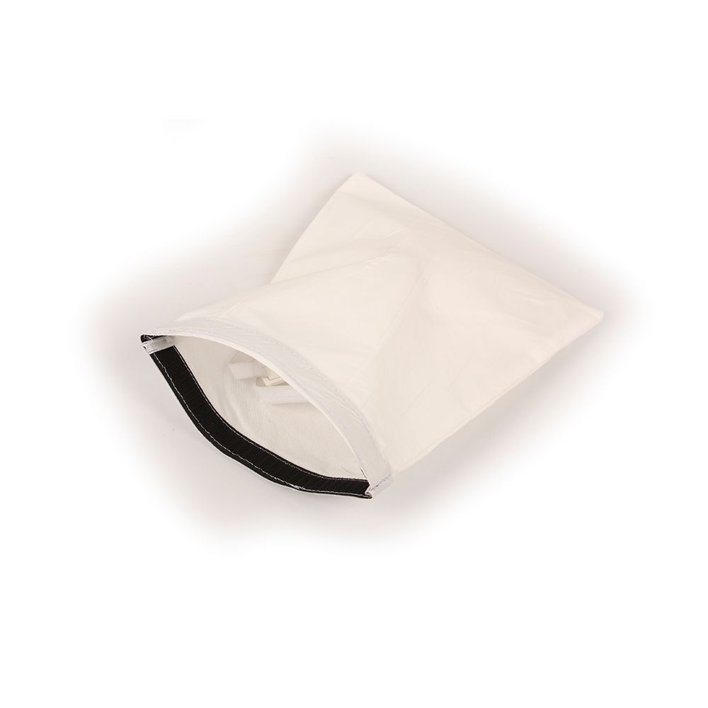 Tyvek opbevaringspose med velcro lukning 40x40 cm
