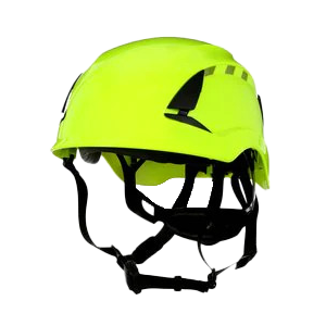 3M Detection, 053-575 - SecureFit X5000 sikkerhedshjelm og klatrehjelm 1000 V med dobbelt godkendelse EN 12492/EN 397/EN50365. Hi-Viz