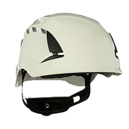 3M SecureFit X5500, ventileret og godkendt efter EN 397. Hvid