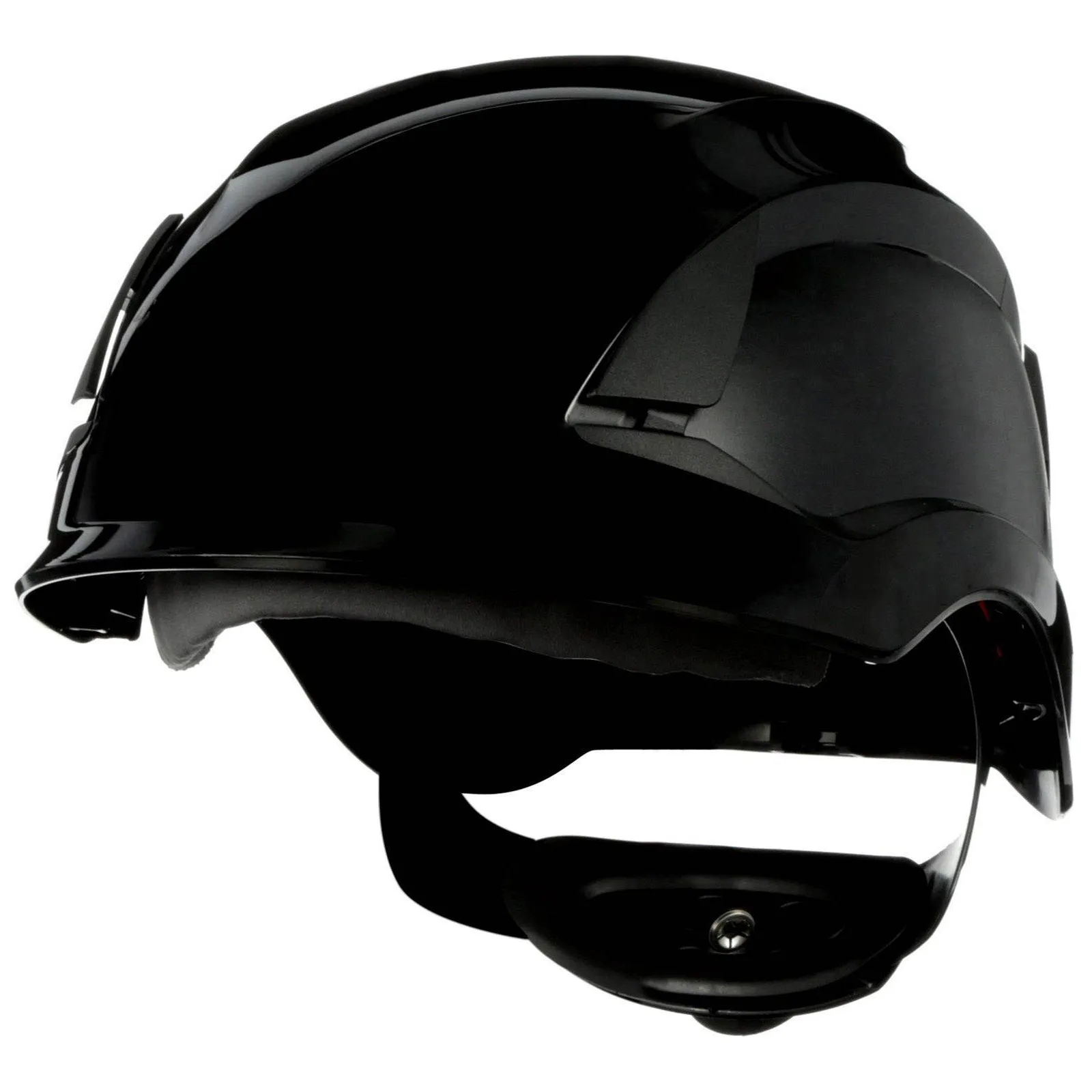 3M SecureFit X5500 industrihjelm 1000 V, ikke ventileret og godkendt efter EN 397 og EN 50365. Sort