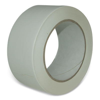 Gulvtape og Afstribningstape, 50 mm x 33 meter x 0,15 mm, DENFOIL Hvid