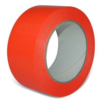Gulvtape og Afstribningstape, 50 mm x 33 meter x 0,15 mm, DENFOIL Orange