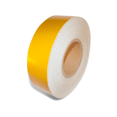 DENFOIL High Intensity Reflekstape i flere farver - 50 mm x 45,7 m Gul