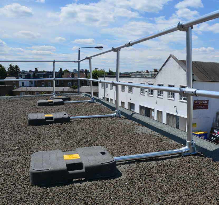 Aluminium tagkant rækværk, Kee Guard Lite