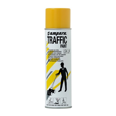 TRAFFIC Paint spraymaling - Markeringsspray til brug ude- og indendørs 500 ml Gul