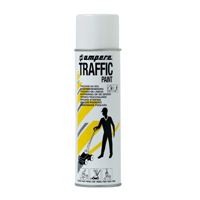 TRAFFIC Paint spraymaling - Markeringsspray til brug ude- og indendørs 500 ml Hvid