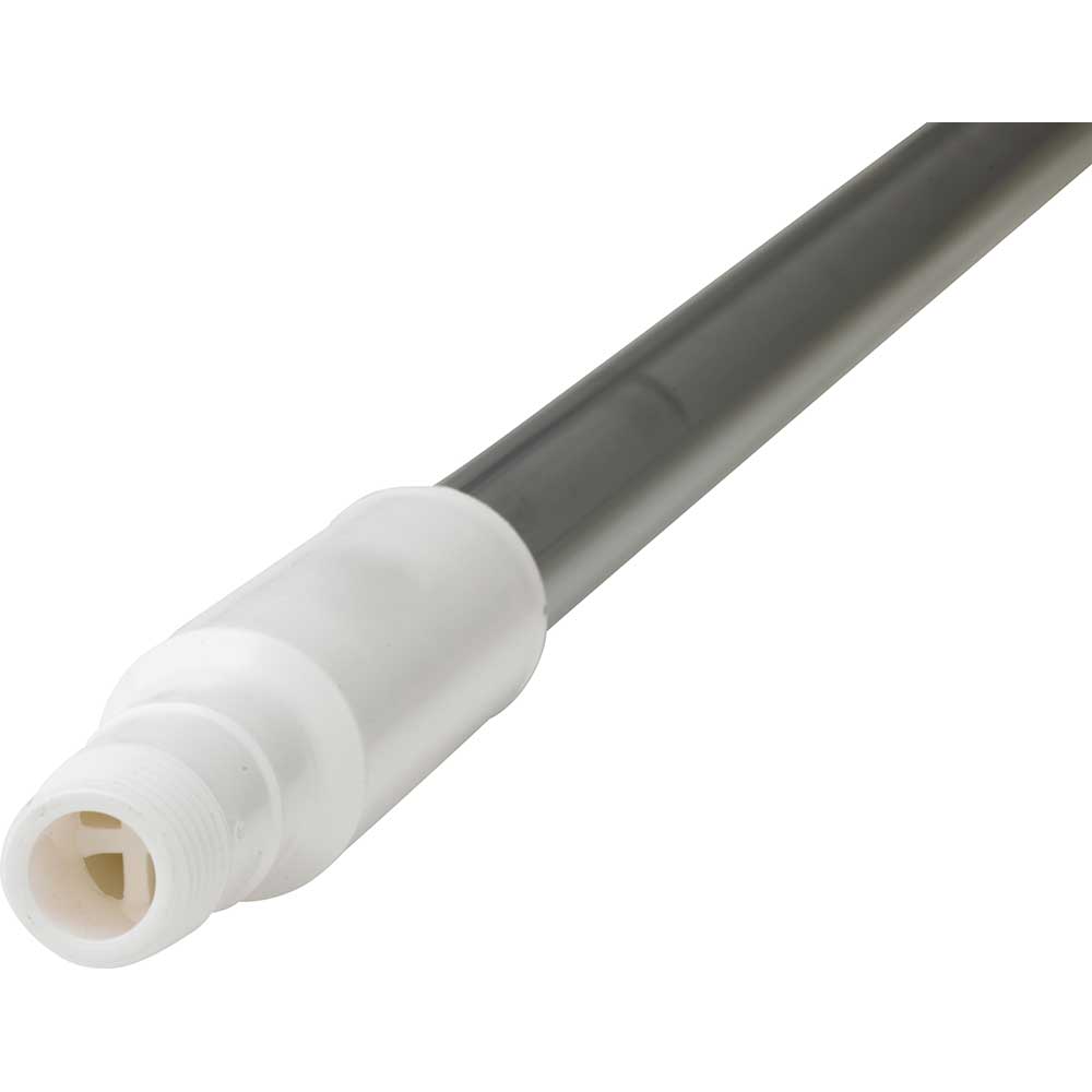 Skaft med vandgennemløb, Vikan, 156,5cm, hvid, PP/aluminium, gevind, Q-kobling - 156.5 cm | | Skafter & Vægophæng | Vikan