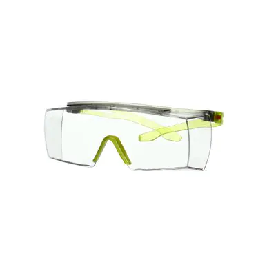 3M&trade; SecureFit&trade; 3700 Overbrille, flere farver brillestang, Scotchgard&trade; anti-dug (K&N), klar linse, SF3701SGAF Grøn