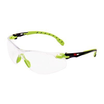 3M&trade; Solus&trade; beskyttelsesbriller 1000-serien, grøn/sort stel, Scotchgard&trade; anti-dug Klar