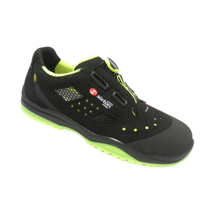 Åndbar sikkerhedssko / sikkerheds sandal ESD S1P SRC med BOA lukning, Sixton 91439-01L RITMO MENEITO BOA 48