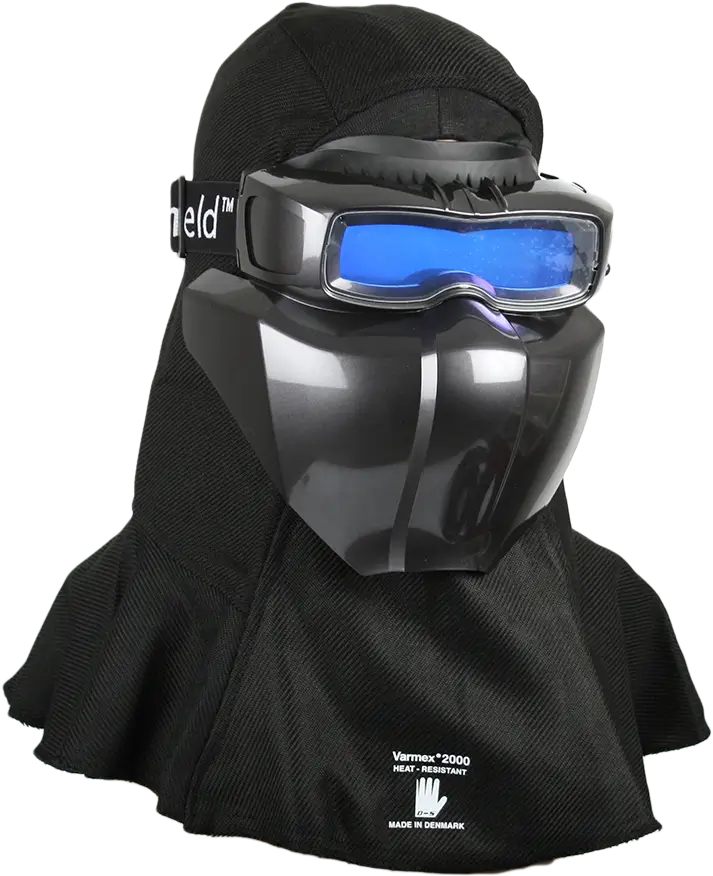 Svejsemaske med VARMEX premium svejsehætte og automatisk neddæmpende svejsebriller, Arcshield 2 Medium