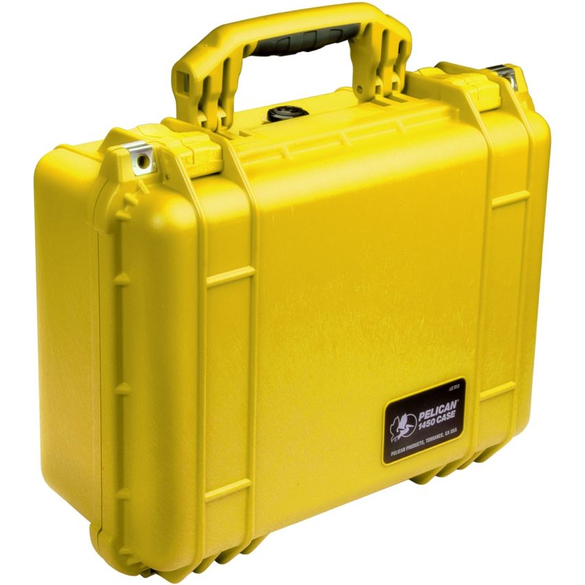 PELI&trade; 1450 Case, flere farver, Tom (371x258x152mm) Gul