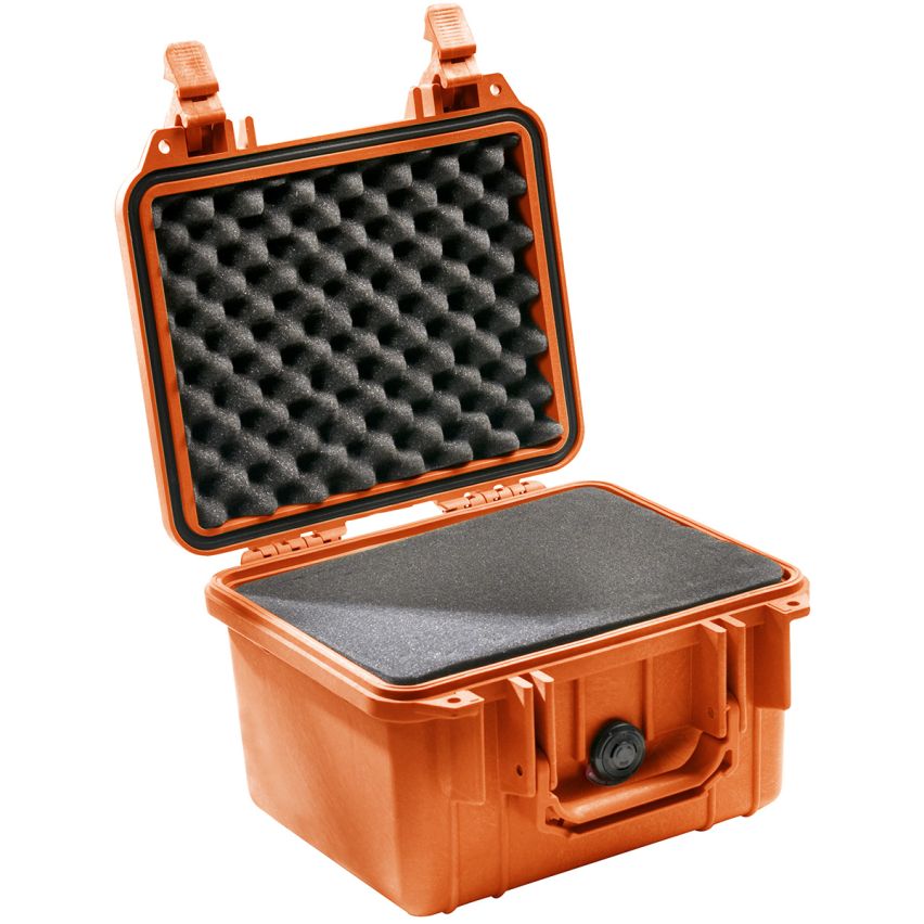 PELI&trade;1300 CASE MED SKUM, flere farver (233 x 178 x 155 mm) Orange
