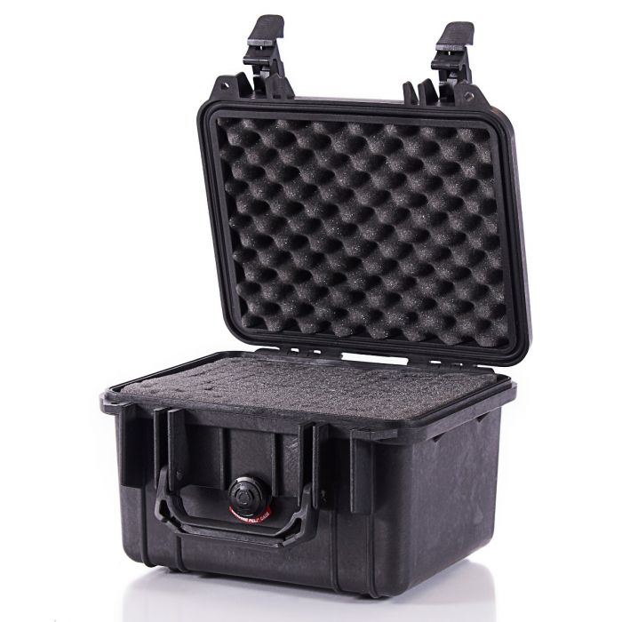 PELI&trade;1300 CASE MED SKUM, flere farver (233 x 178 x 155 mm) Sort