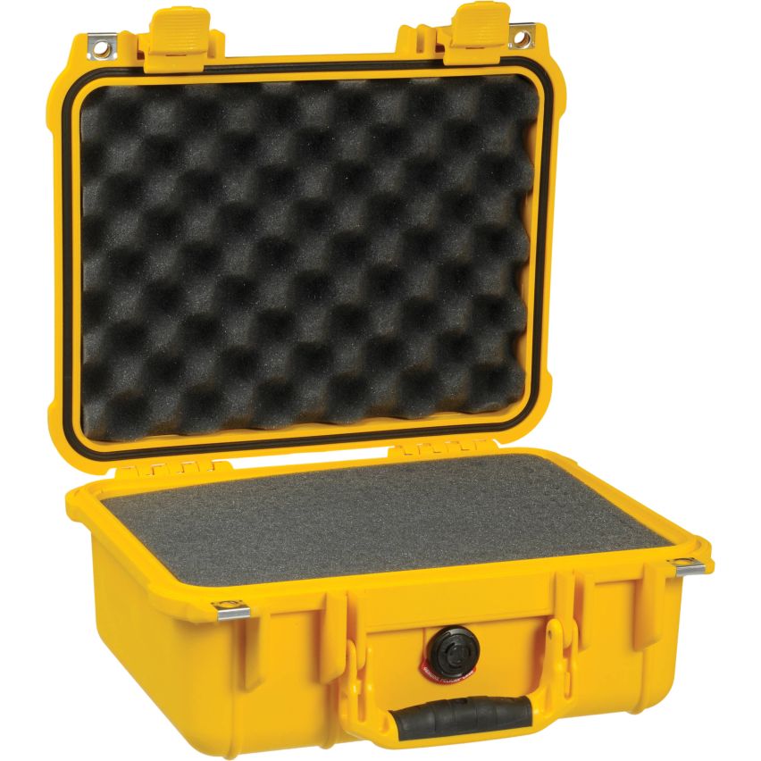 PELI&trade; CASE 1400 MED SKUM, flere farver (301 x 228 x 131 mm) Gul