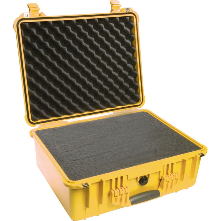 PELI&trade; PELI 1500 CASE MED SKUM Gul