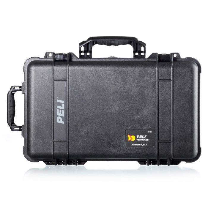 PELI&trade; 1510 professionel equipment case til beskyttelse af udstyr, tom Sort