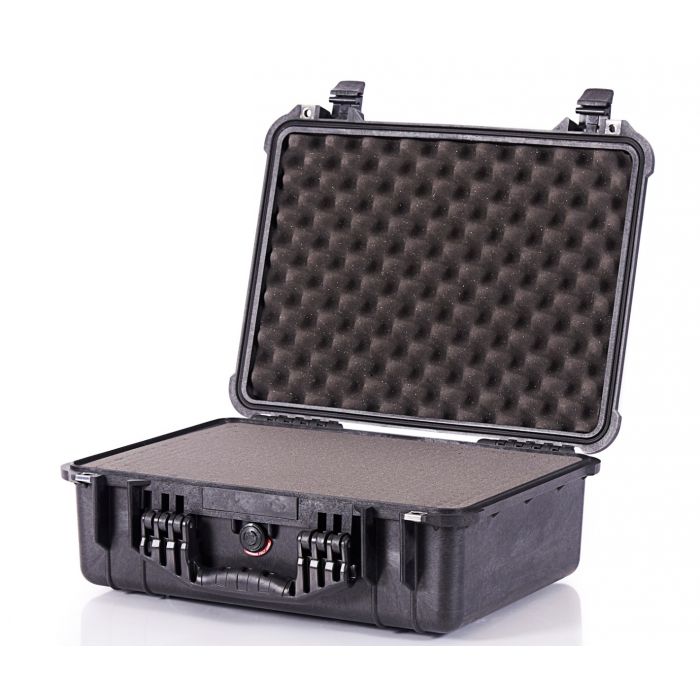 PELI 1520 Case med plukskum (454x324x171mm) Sort